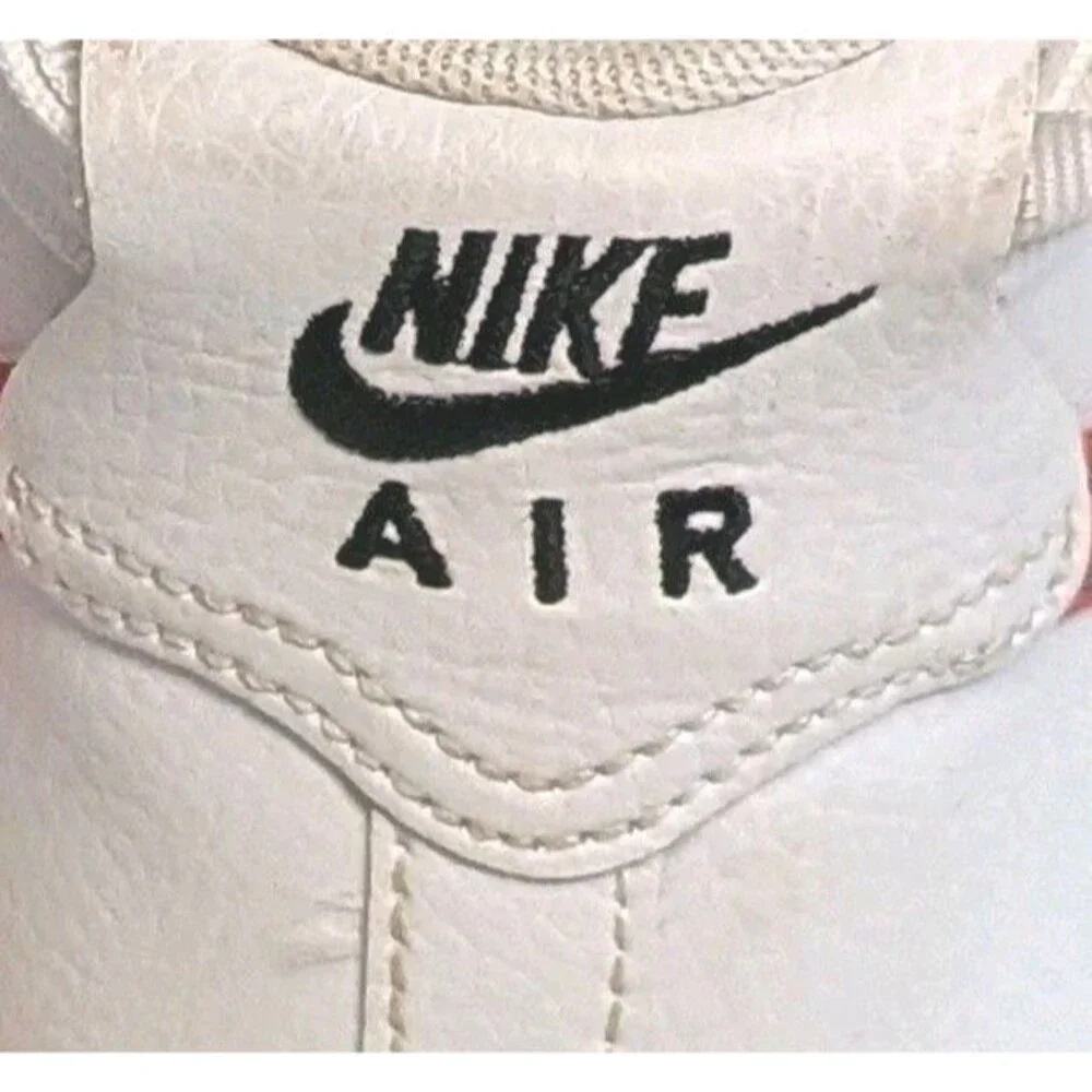Nike Air Force 1 Mens High Top Sneaker Sz 10.5 White Blue Fury Ember Glow Ombre